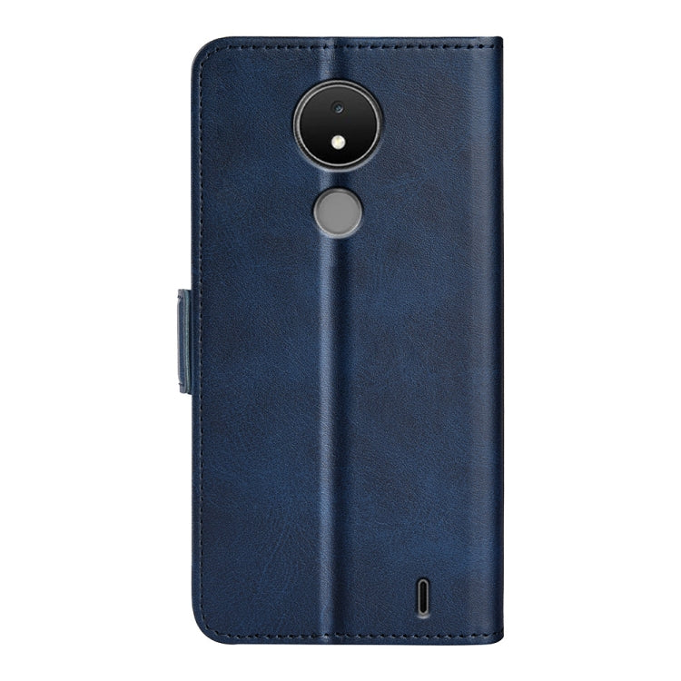 For Nokia C21 Dual-side Magnetic Buckle Leather Phone Case
