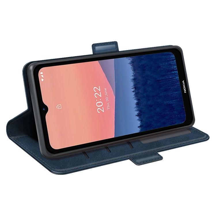 For Nokia C21 Dual-side Magnetic Buckle Leather Phone Case