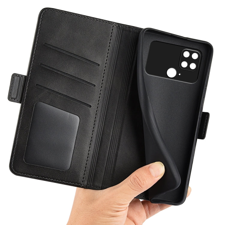 For Xiaomi Poco C40 Dual-side Magnetic Buckle Leather Phone Case