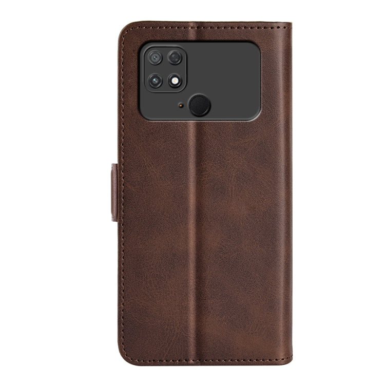For Xiaomi Poco C40 Dual-side Magnetic Buckle Leather Phone Case