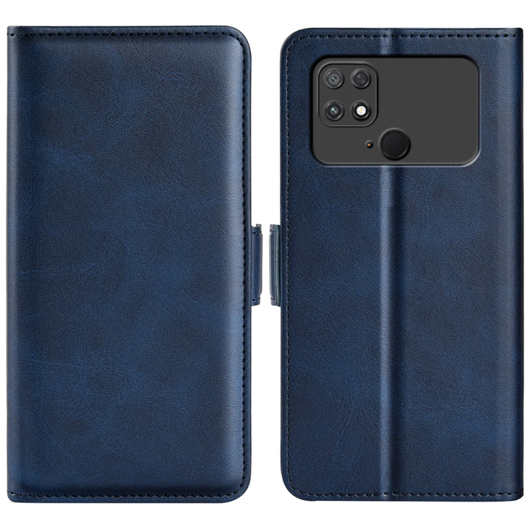 For Xiaomi Poco C40 Dual-side Magnetic Buckle Leather Phone Case