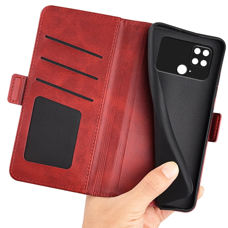 For Xiaomi Poco C40 Dual-side Magnetic Buckle Leather Phone Case