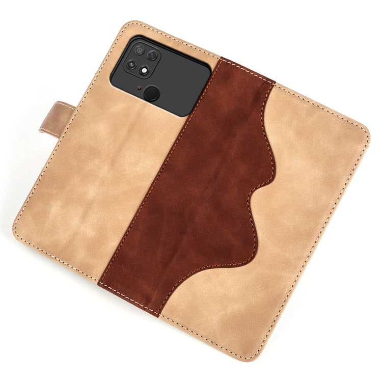 For Xiaomi Poco C40 Stitching Horizontal Flip Leather Phone Case