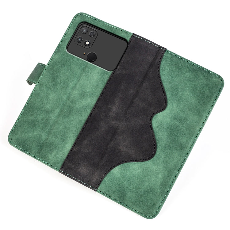 For Xiaomi Poco C40 Stitching Horizontal Flip Leather Phone Case