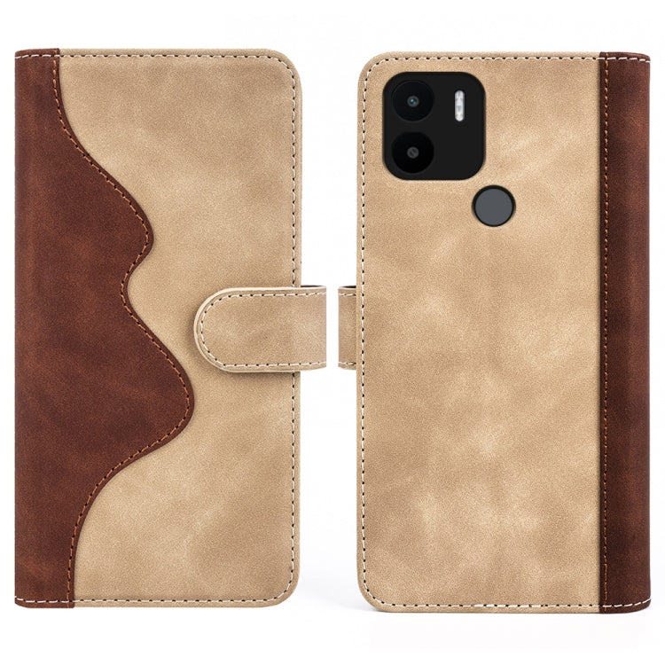 For Xiaomi Redmi A1+ Stitching Horizontal Flip Leather Phone Case