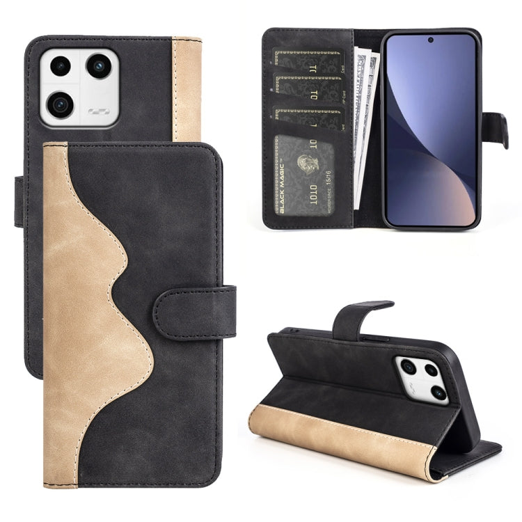 For Xiaomi 13 Stitching Horizontal Flip Leather Phone Case
