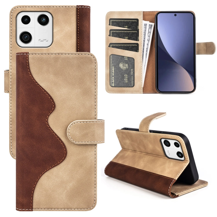 For Xiaomi 13 Stitching Horizontal Flip Leather Phone Case