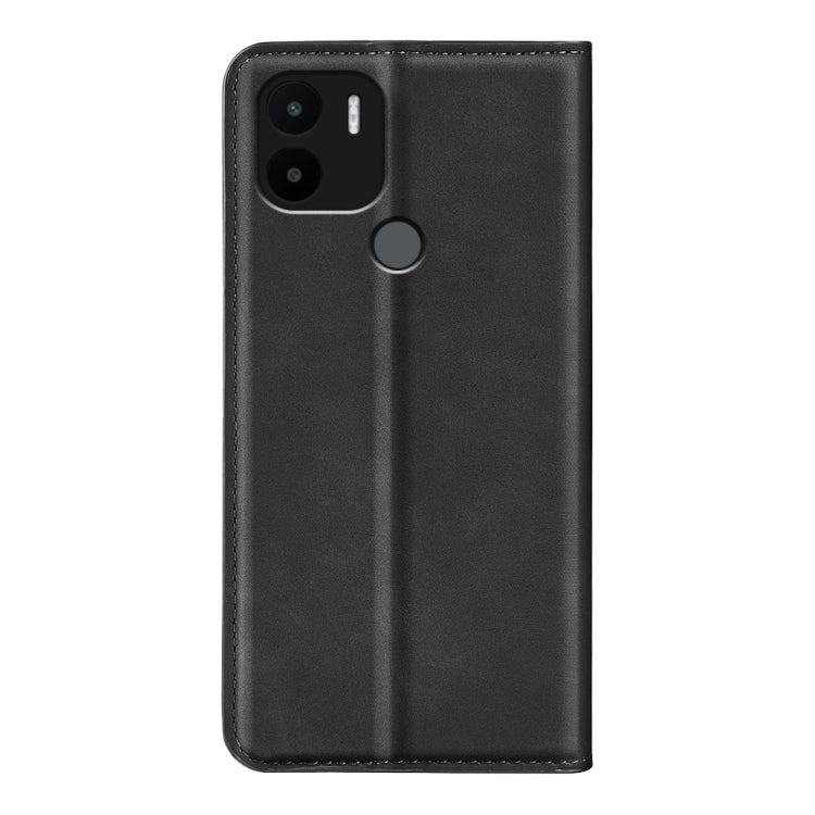 For Xiaomi Redmi A1+ Retro-skin Magnetic Suction Leather Phone Case