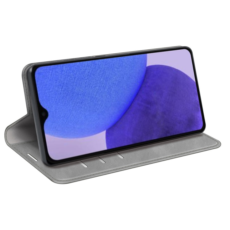 For Xiaomi Redmi A1+ Retro-skin Magnetic Suction Leather Phone Case