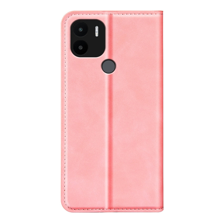 For Xiaomi Redmi A1+ Retro-skin Magnetic Suction Leather Phone Case