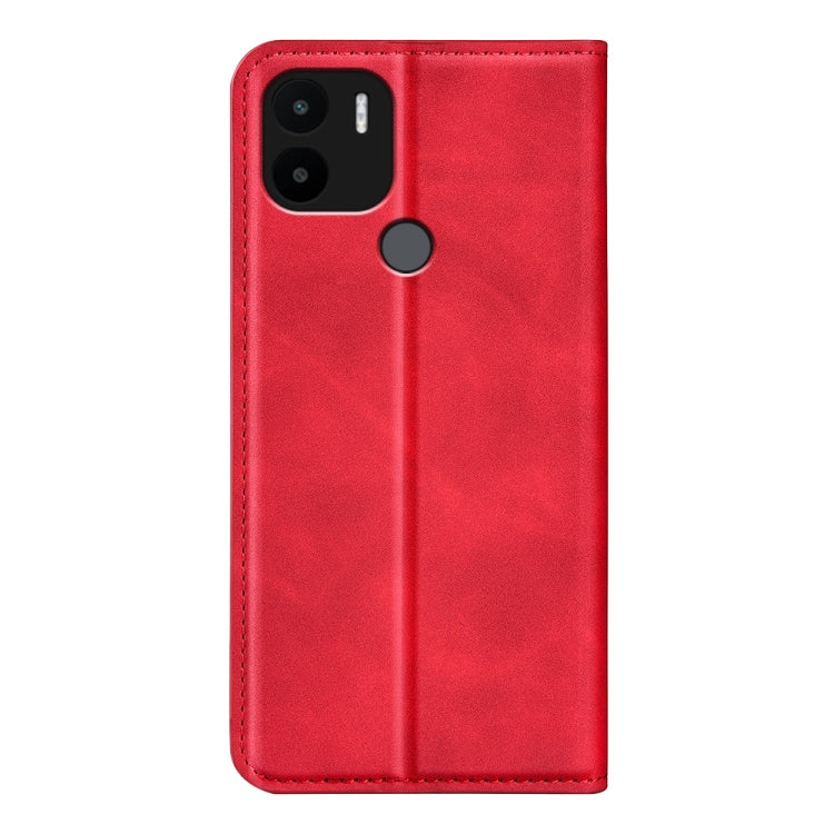 For Xiaomi Redmi A1+ Retro-skin Magnetic Suction Leather Phone Case