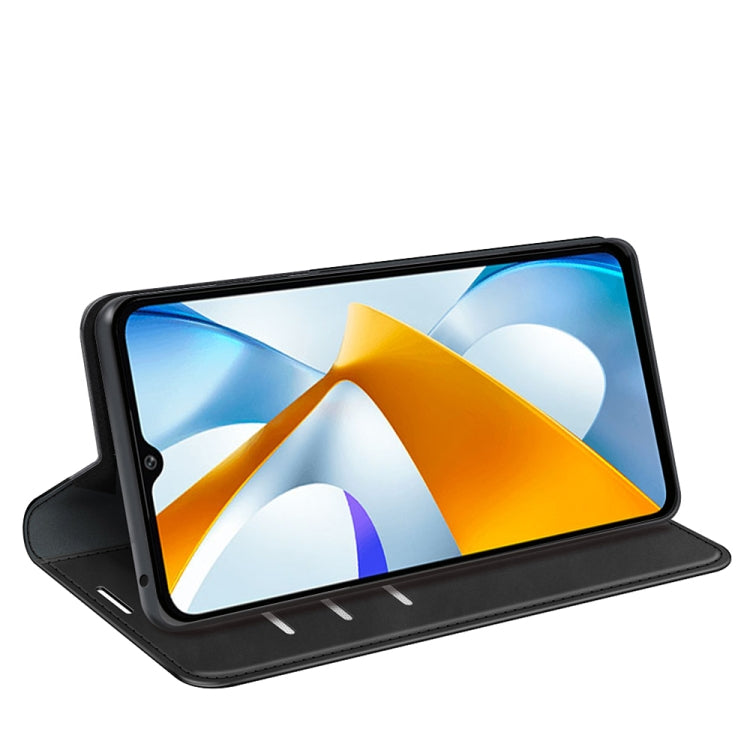 For Xiaomi Poco C40 Retro-skin Magnetic Suction Leather Phone Case