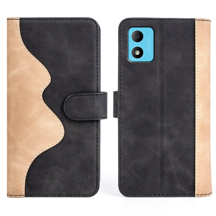 For TCL 305i Stitching Horizontal Flip Leather Phone Case