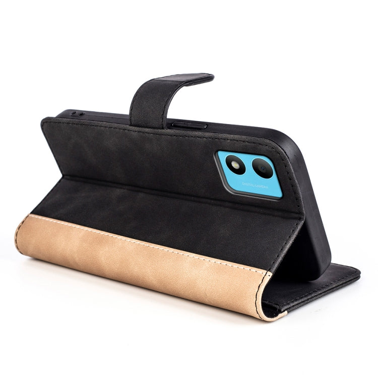 For TCL 305i Stitching Horizontal Flip Leather Phone Case