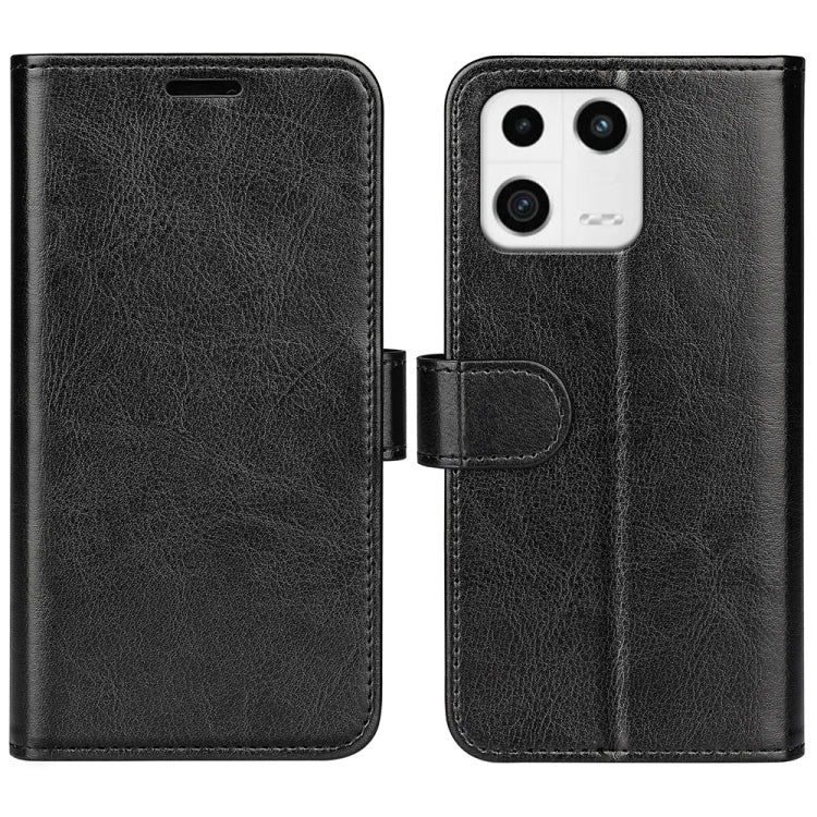 For Xiaomi 13 R64 Texture Horizontal Flip Leather Phone Case