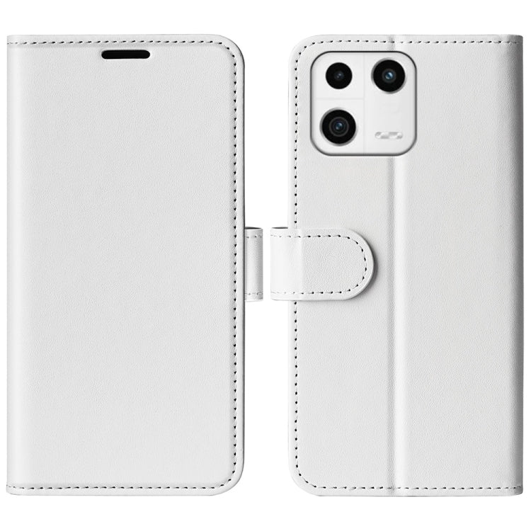 For Xiaomi 13 R64 Texture Horizontal Flip Leather Phone Case