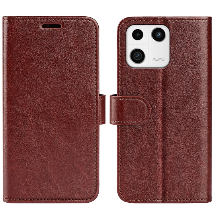 For Xiaomi 13 R64 Texture Horizontal Flip Leather Phone Case