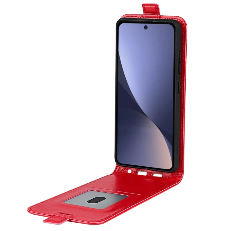 For Xiaomi 13 R64 Texture Vertical Flip Leather Phone Case