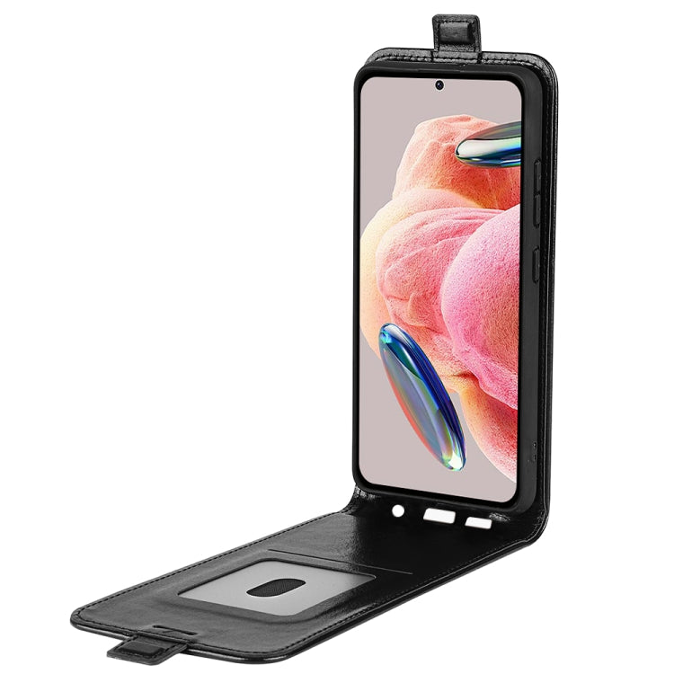 For Xiaomi Redmi Note 12 4G Global R64 Texture Vertical Flip Leather Phone Case