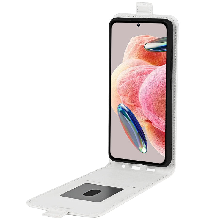 For Xiaomi Redmi Note 12 4G Global R64 Texture Vertical Flip Leather Phone Case