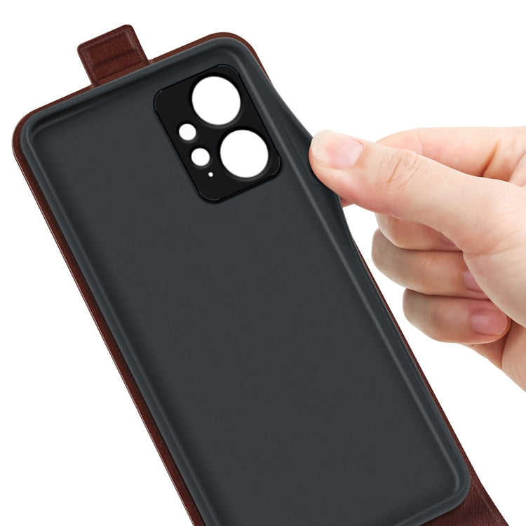 For Xiaomi Redmi Note 12 4G Global R64 Texture Vertical Flip Leather Phone Case