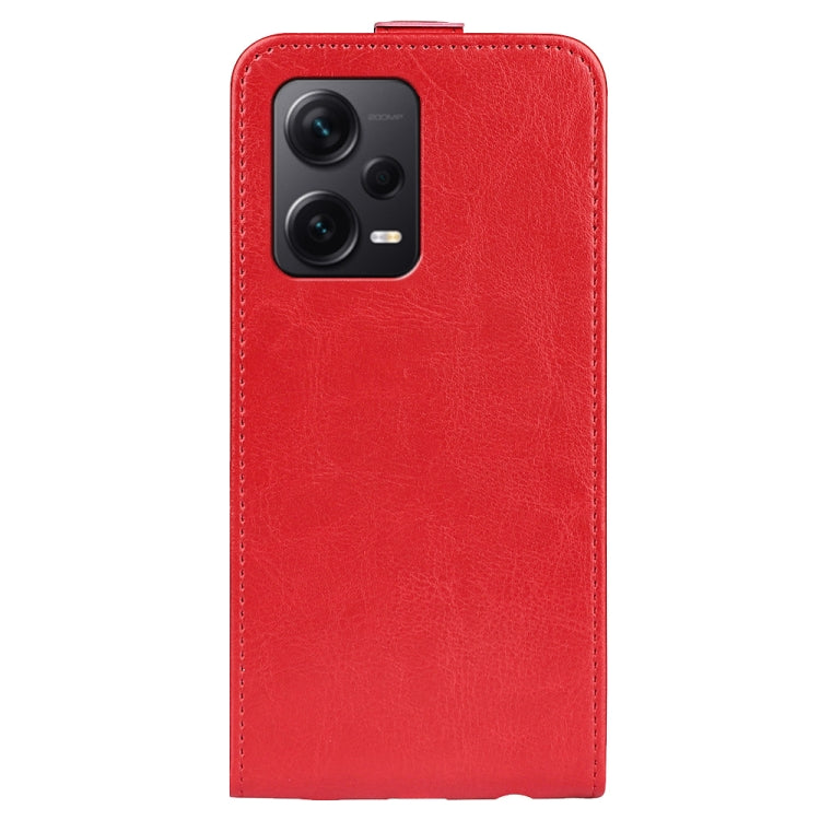 For Xiaomi Redmi Note 12 Pro+ Global R64 Texture Vertical Flip Leather Phone Case
