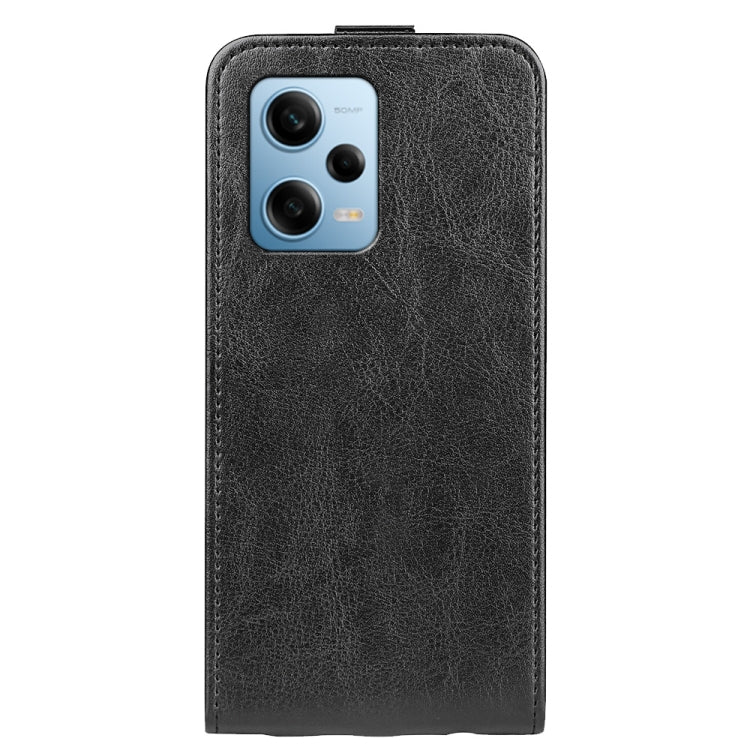 For Xiaomi Redmi Note 12 Pro 5G Global R64 Texture Vertical Flip Leather Phone Case