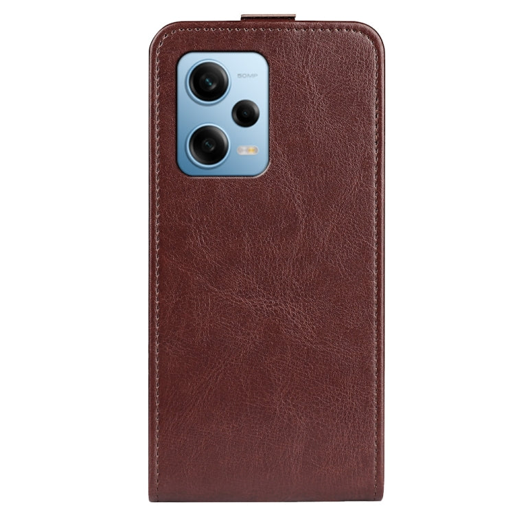 For Xiaomi Redmi Note 12 Pro 5G Global R64 Texture Vertical Flip Leather Phone Case