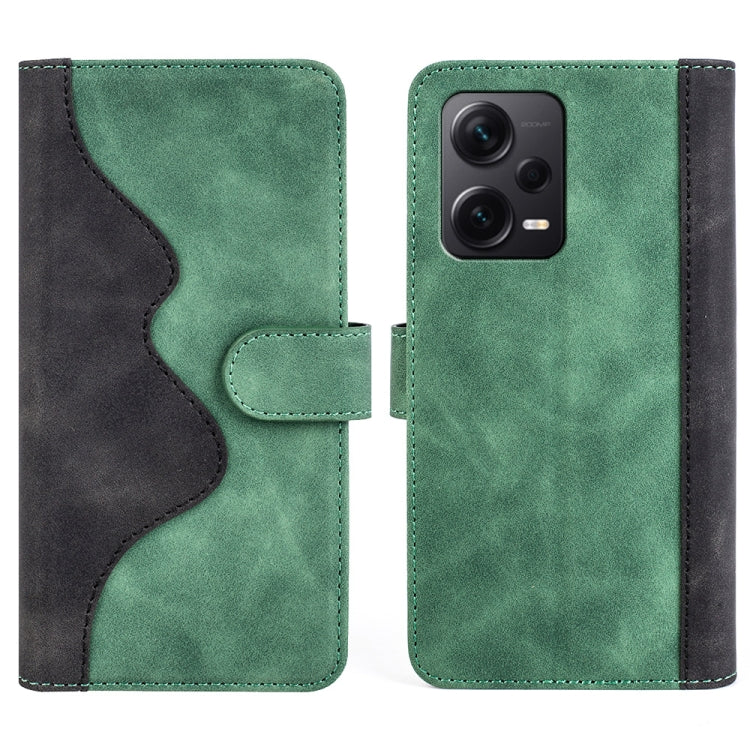 For Xiaomi Redmi Note 12 Pro+ Stitching Horizontal Flip Leather Phone Case