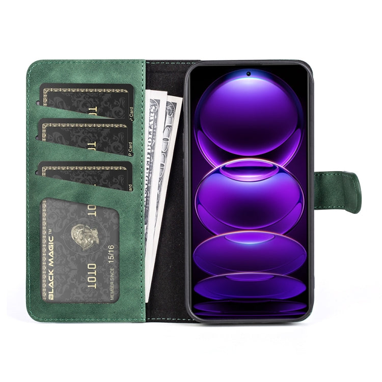 For Xiaomi Redmi Note 12 Pro+ Stitching Horizontal Flip Leather Phone Case