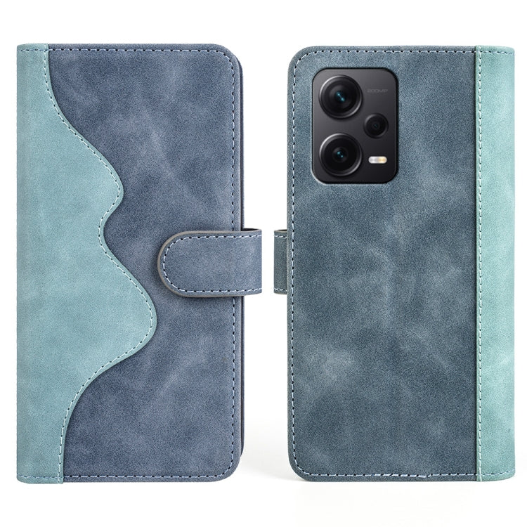 For Xiaomi Redmi Note 12 Pro+ Stitching Horizontal Flip Leather Phone Case