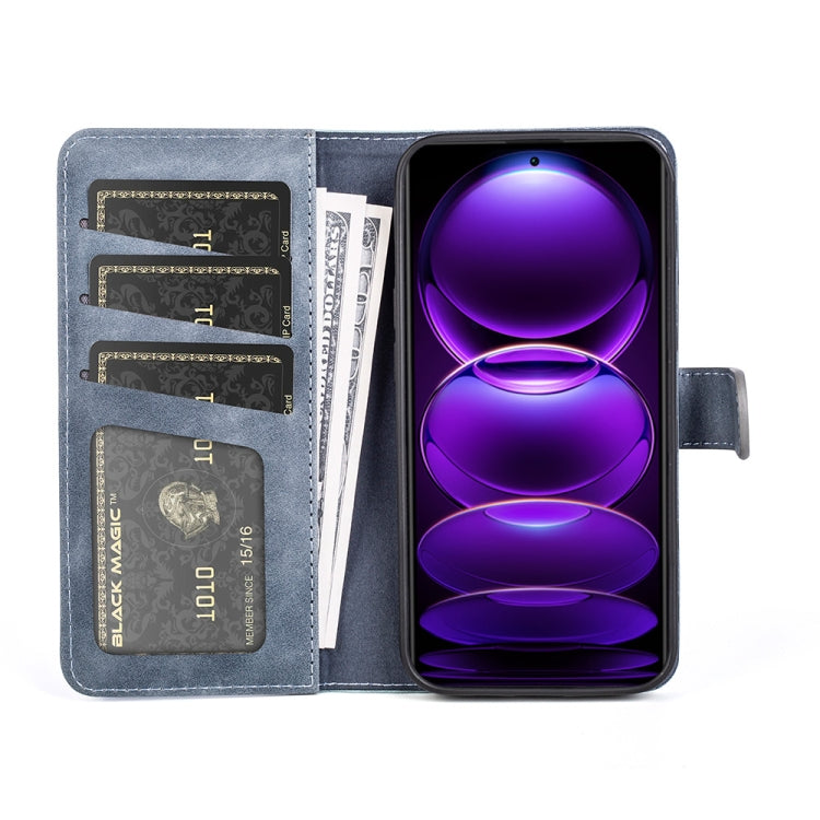 For Xiaomi Redmi Note 12 Pro+ Stitching Horizontal Flip Leather Phone Case