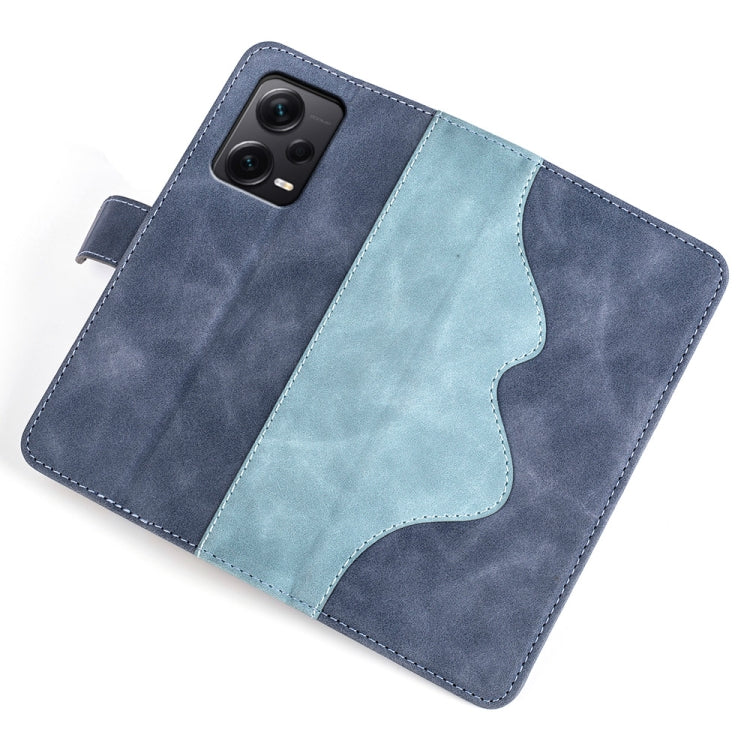 For Xiaomi Redmi Note 12 Pro+ Stitching Horizontal Flip Leather Phone Case