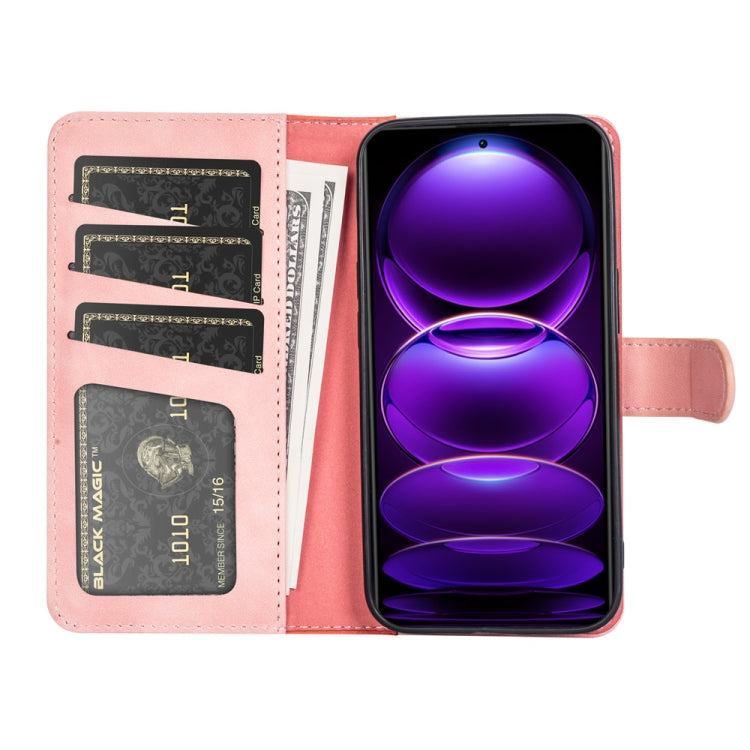 For Xiaomi Redmi Note 12 Pro+ Stitching Horizontal Flip Leather Phone Case