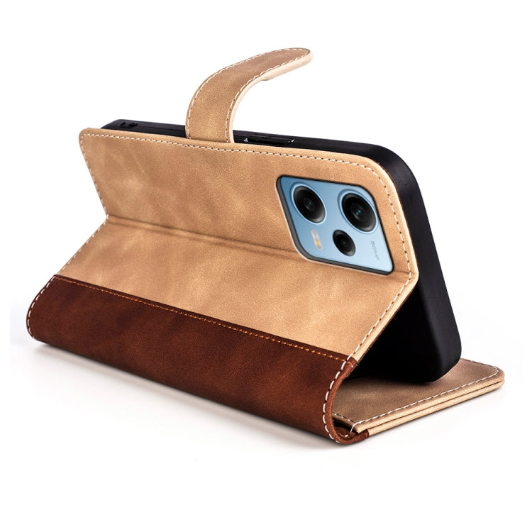 For Xiaomi Redmi Note 12 Pro Stitching Horizontal Flip Leather Phone Case