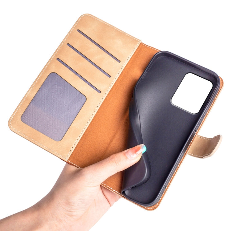 For Xiaomi Redmi Note 12 Pro Stitching Horizontal Flip Leather Phone Case