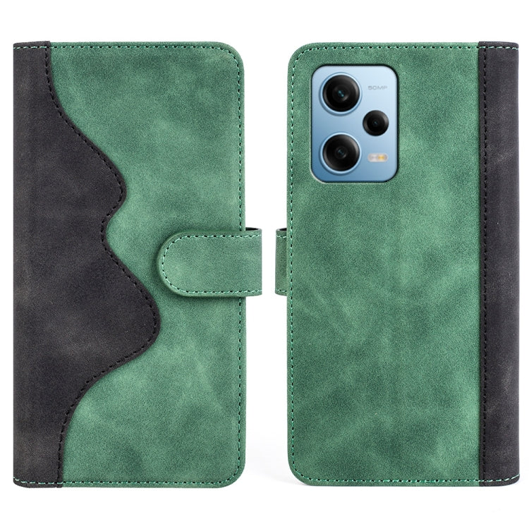 For Xiaomi Redmi Note 12 Pro Stitching Horizontal Flip Leather Phone Case