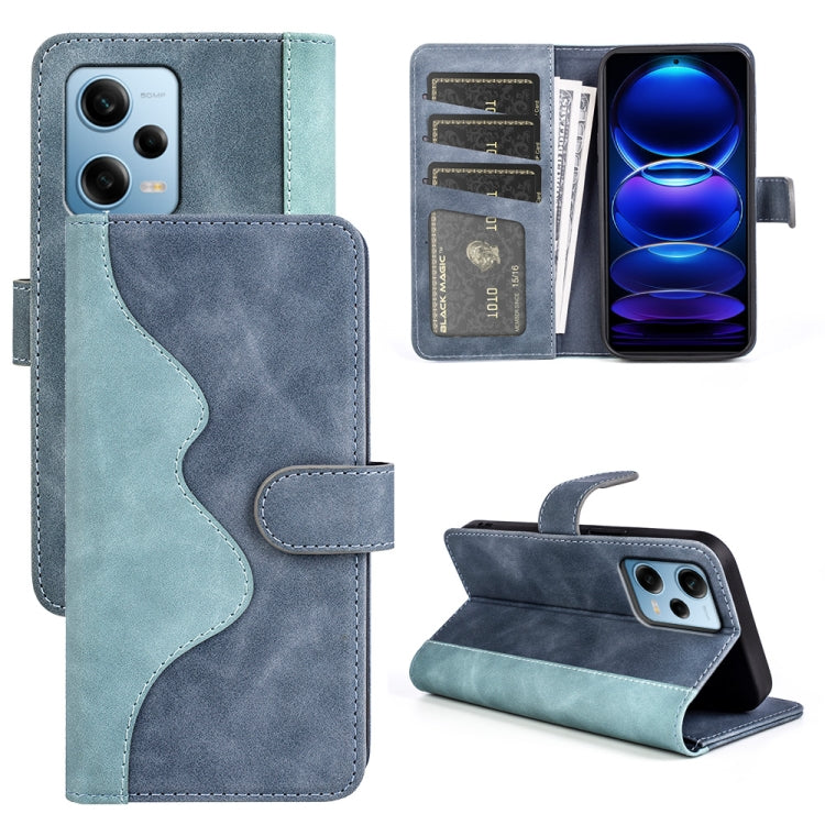 For Xiaomi Redmi Note 12 Pro Stitching Horizontal Flip Leather Phone Case