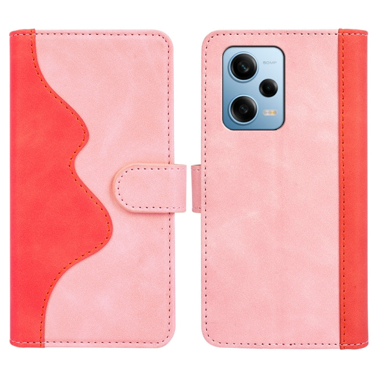 For Xiaomi Redmi Note 12 Pro Stitching Horizontal Flip Leather Phone Case