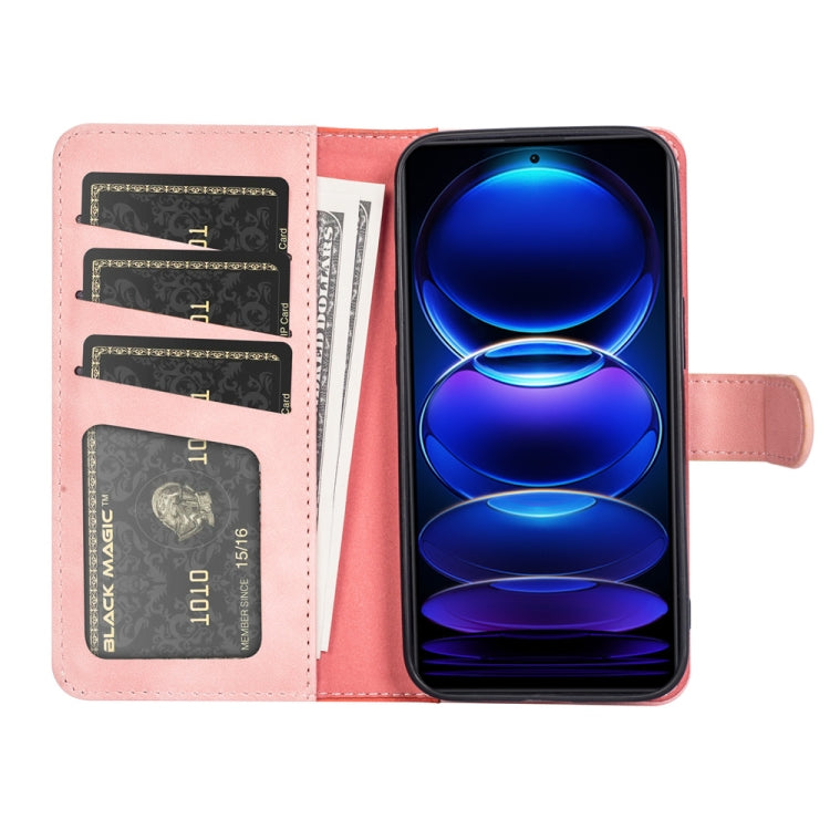 For Xiaomi Redmi Note 12 Pro Stitching Horizontal Flip Leather Phone Case