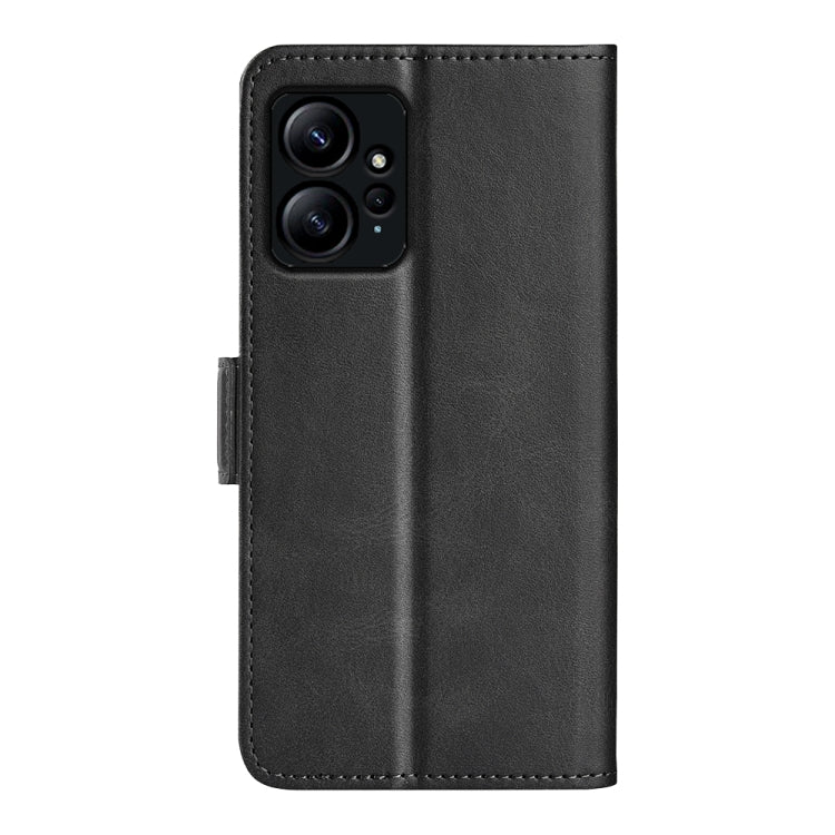 For Xiaomi Redmi Note 12 4G Global Dual-side Magnetic Buckle Horizontal Flip Leather Phone Case