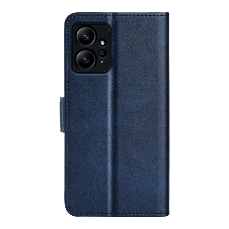 For Xiaomi Redmi Note 12 4G Global Dual-side Magnetic Buckle Horizontal Flip Leather Phone Case