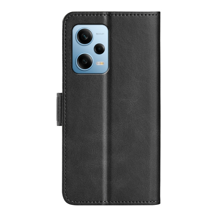 For Xiaomi Redmi Note 12 Pro 5G Global Dual-side Magnetic Buckle Horizontal Flip Leather Phone Case