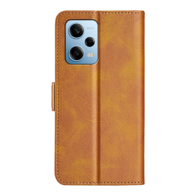 For Xiaomi Redmi Note 12 Pro 5G Global Dual-side Magnetic Buckle Horizontal Flip Leather Phone Case