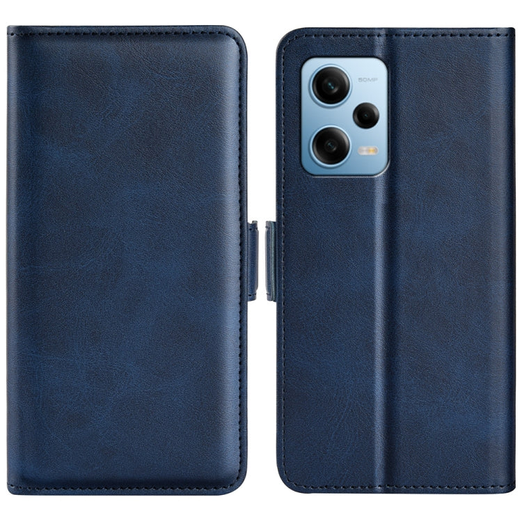 For Xiaomi Redmi Note 12 Pro 5G Global Dual-side Magnetic Buckle Horizontal Flip Leather Phone Case