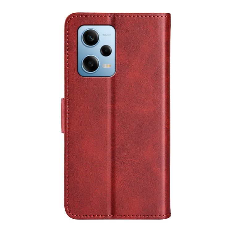For Xiaomi Redmi Note 12 Pro 5G Global Dual-side Magnetic Buckle Horizontal Flip Leather Phone Case