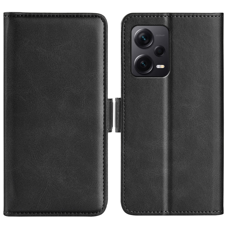 For Xiaomi Redmi Note 12 Pro+ Dual-side Magnetic Buckle Horizontal Flip Leather Phone Case