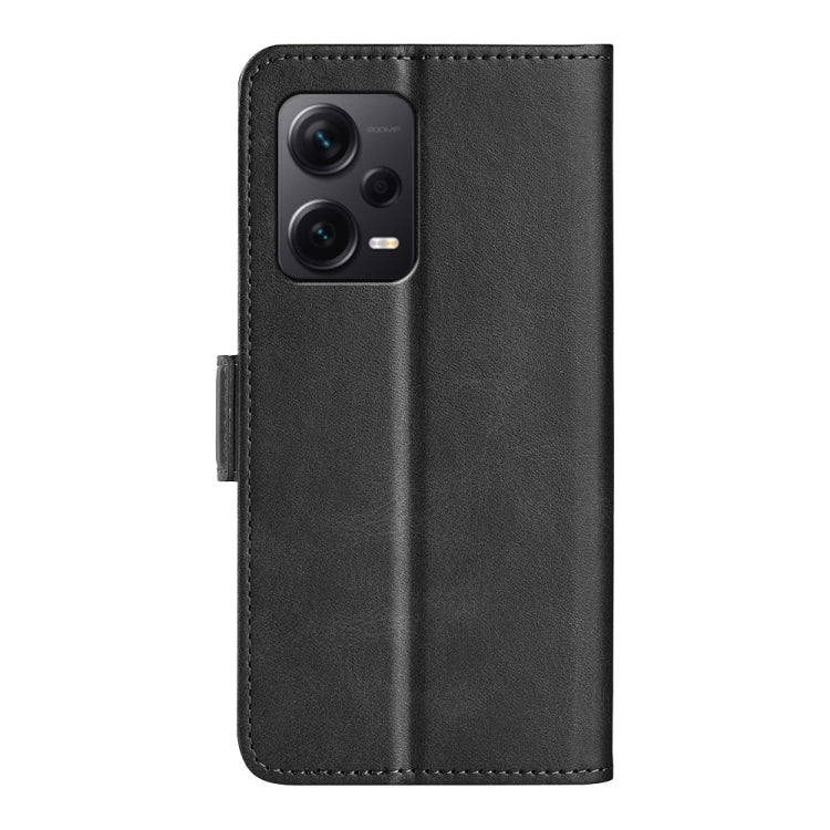 For Xiaomi Redmi Note 12 Pro+ Dual-side Magnetic Buckle Horizontal Flip Leather Phone Case