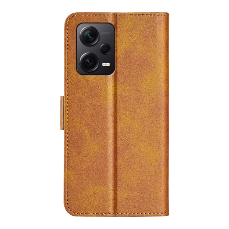 For Xiaomi Redmi Note 12 Pro+ Dual-side Magnetic Buckle Horizontal Flip Leather Phone Case