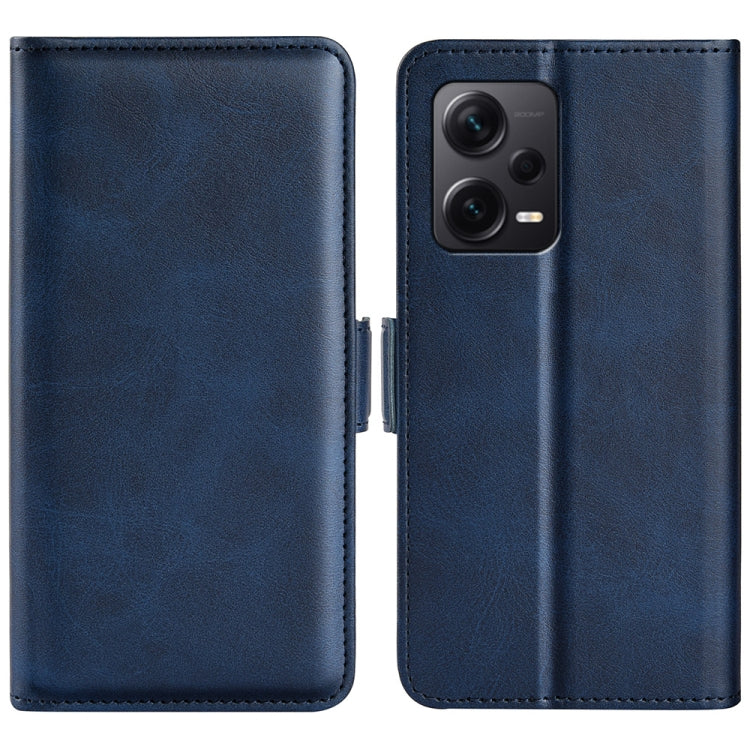 For Xiaomi Redmi Note 12 Pro+ Dual-side Magnetic Buckle Horizontal Flip Leather Phone Case